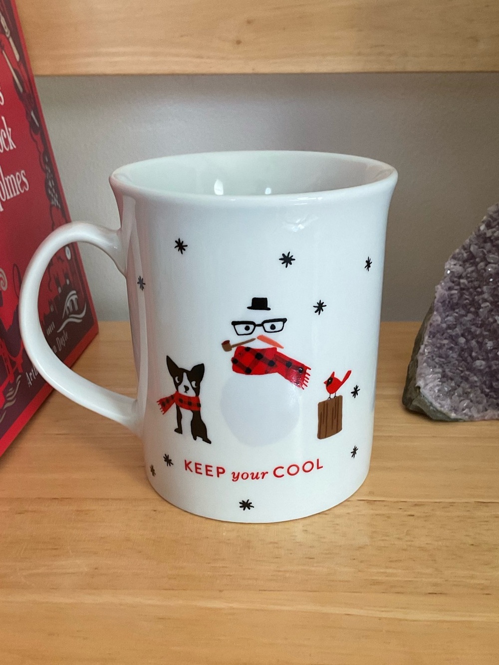 Adorable French Bulldog Winter Mug by FRINGE “Keep Your Cool”